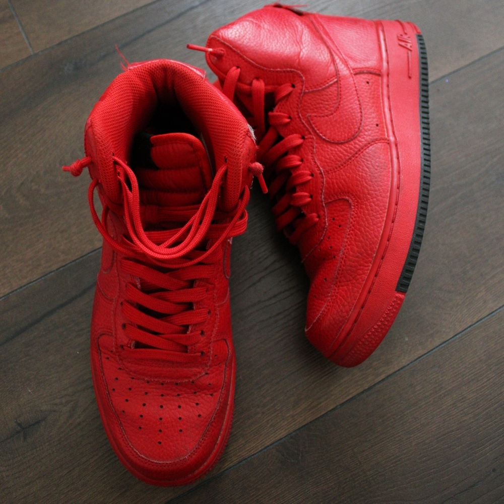 Nike Red high top Athletic Sneakers